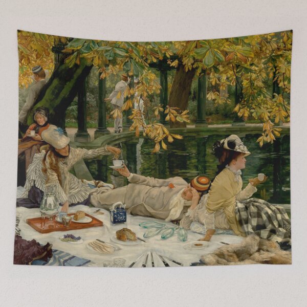Item preview, Holyday (The Picnic) by Tissot - Vintage Art designed and sold by RickE.
