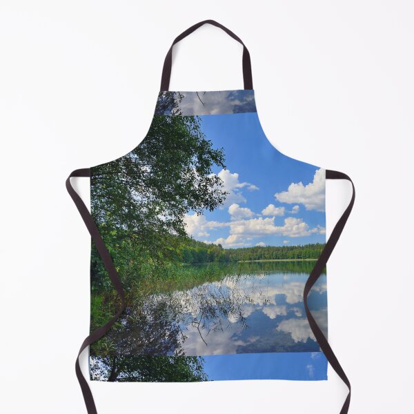 Item preview, Mirror reflection of clouds in lake water designed and sold by studio838.