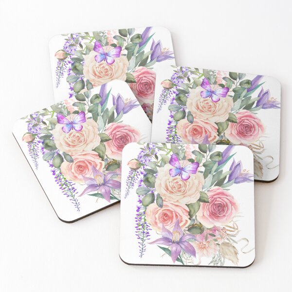 Item preview, Romantic Bouquet of Roses and Flowers designed and sold by tomorrowsart.