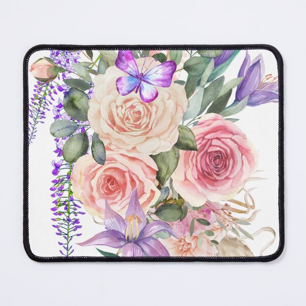 Item preview, Romantic Bouquet of Roses and Flowers designed and sold by tomorrowsart.