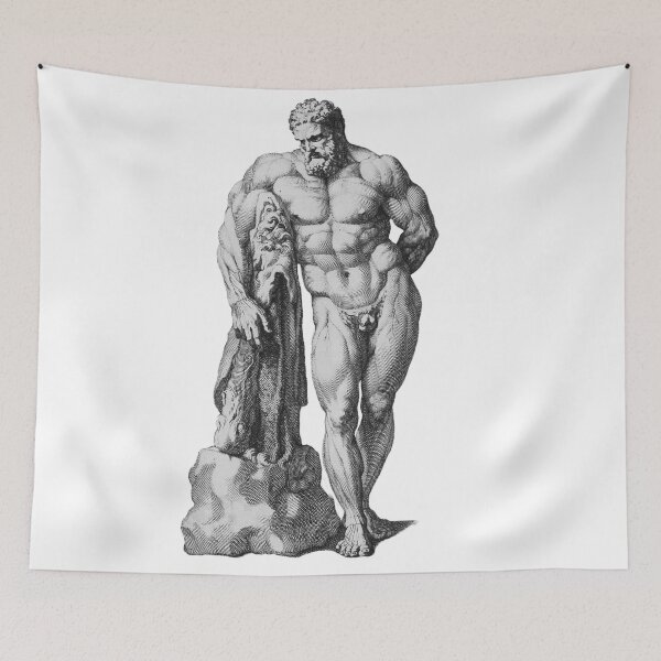 Item preview, Hercules statue t-shirt | Hercules statue poster  designed and sold by KARTICK DUTTA.
