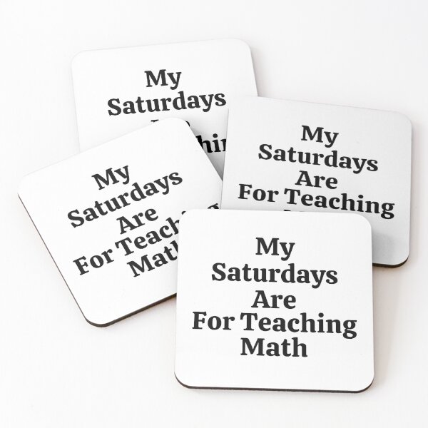 Item preview, My Saturdays Are For Teaching Math - Funny Math  designed and sold by usaworld.
