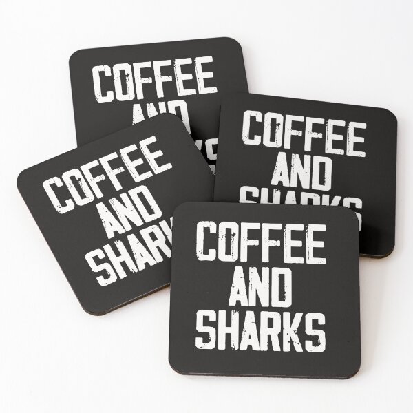 Item preview, Coffee And Sharks designed and sold by genevamag.
