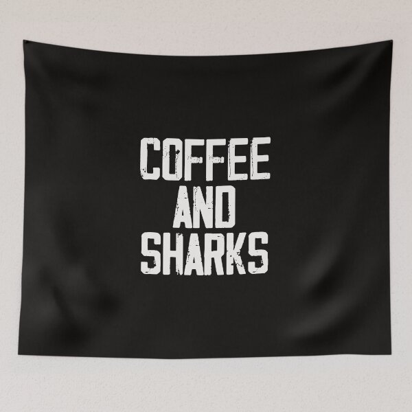 Item preview, Coffee And Sharks designed and sold by genevamag.
