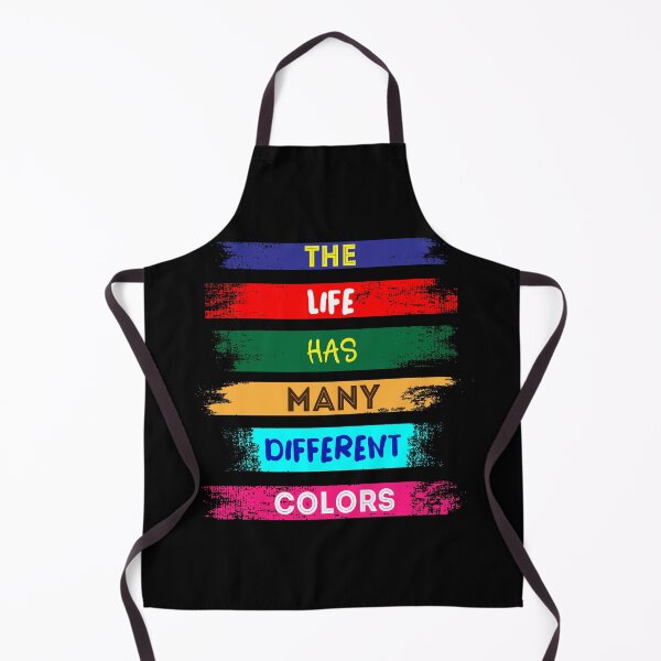 Item preview, A theme with 6 different color bars and the slogan The Life Has Many Different Colors designed and sold by velisani.