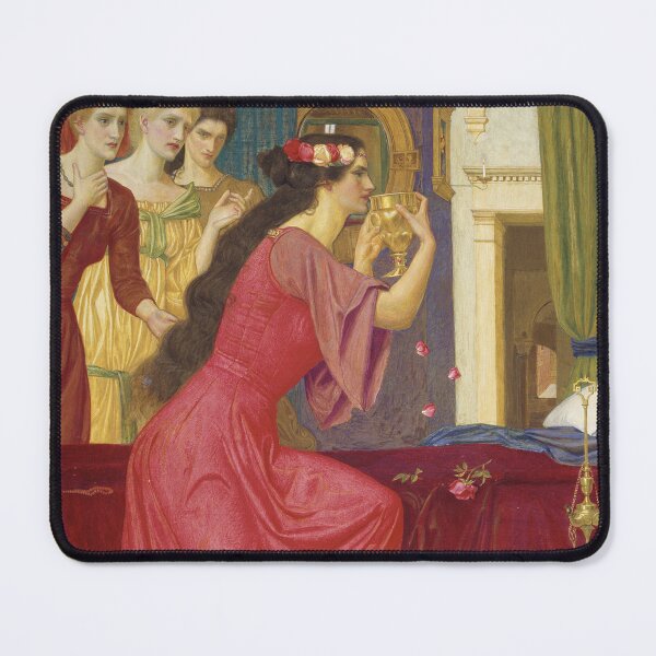 Item preview, Sigismonda Drinking the Poison by Joseph Edward Southall - Vintage Art designed and sold by RickE.