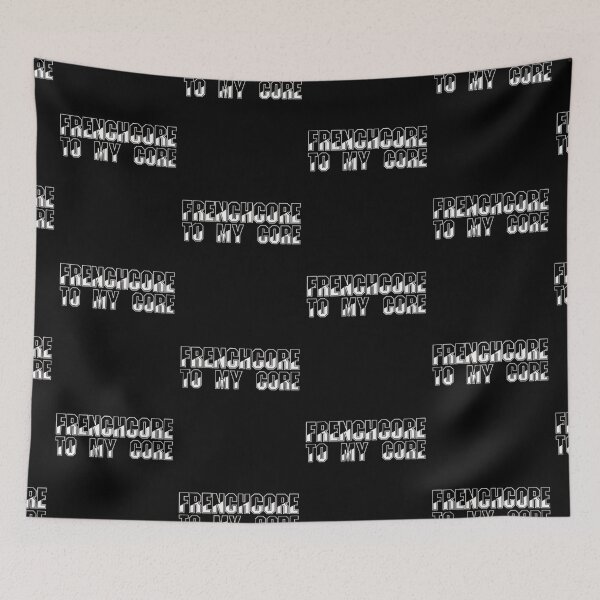 Item preview, Frenchcore To My Core Hardcore Music White designed and sold by RichTeeDesigns.