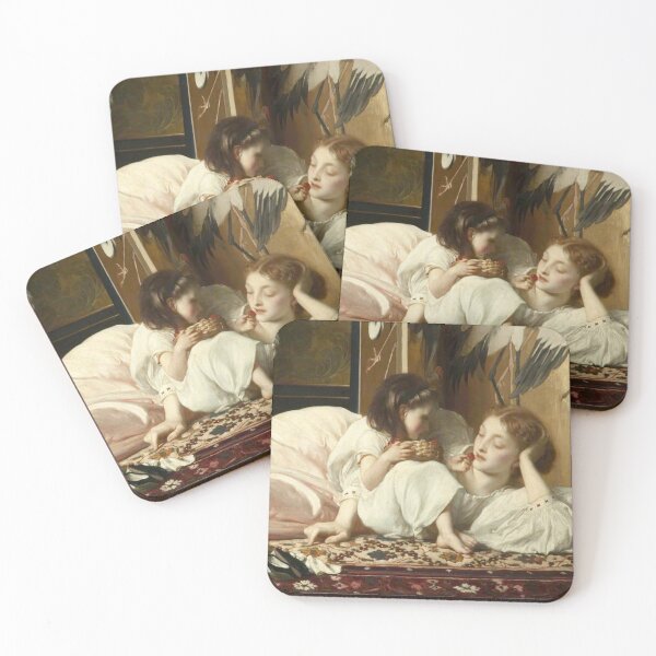 Item preview, Mother and Child (Cherries) by Frederic Leighton - Vintage Art designed and sold by RickE.