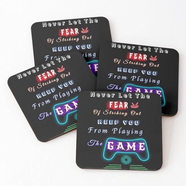 Item preview, Never Let The Fear Of Striking Out Keep You From Playing The Game designed and sold by Subhankar Mandal.