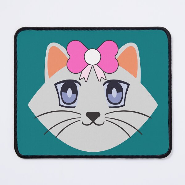 Item preview, Cat face with pink bow. designed and sold by EMIPRINCESS.