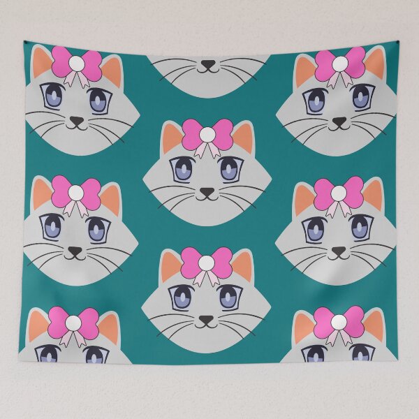 Item preview, Cat face with pink bow. designed and sold by EMIPRINCESS.