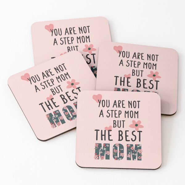 Item preview, The Best Mom Mothers Day Quote For Stepmom designed and sold by JooArtPrints  ★★★★★.