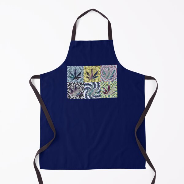 Item preview, Pot Leaf Pop Art with Retro Colorful Psychedelic Spirals with Colored Swirls Pot Leaves designed and sold by YomeHayin.