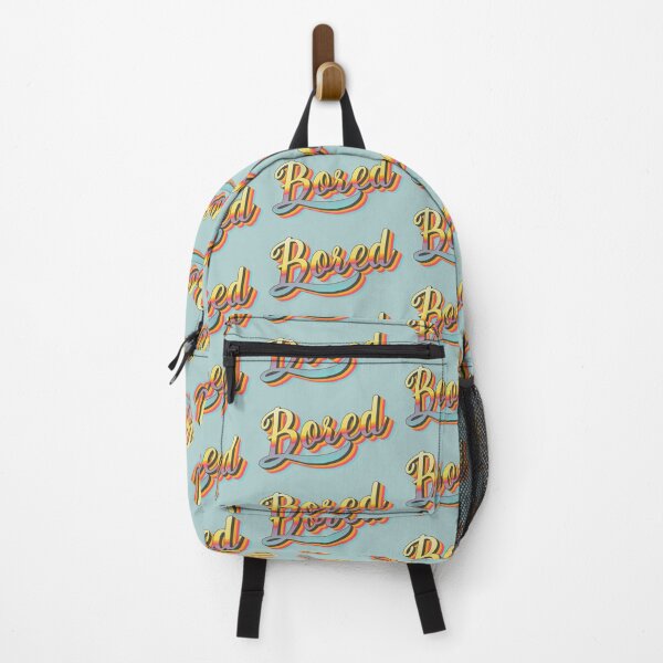 Item preview, Colorful Retro BORED slogan designed and sold by TrulyEpoque.