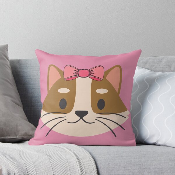 Item preview, Cat face with pink bow. designed and sold by EMIPRINCESS.