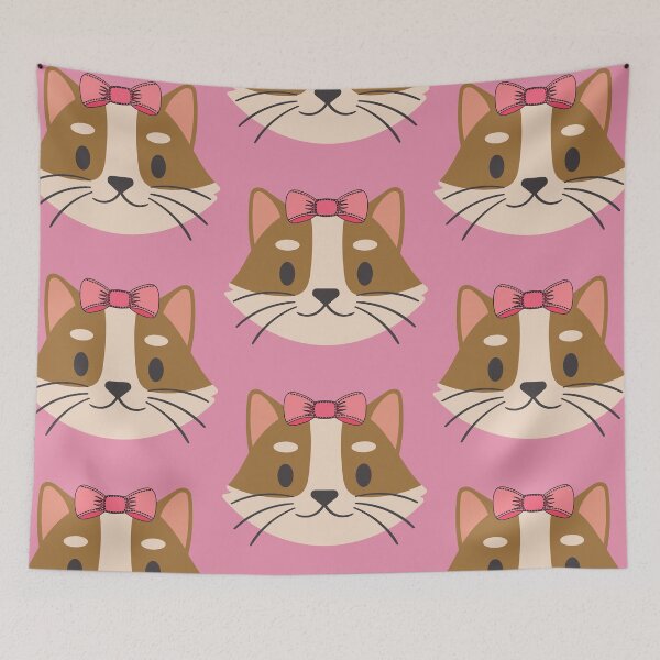 Item preview, Cat face with pink bow. designed and sold by EMIPRINCESS.