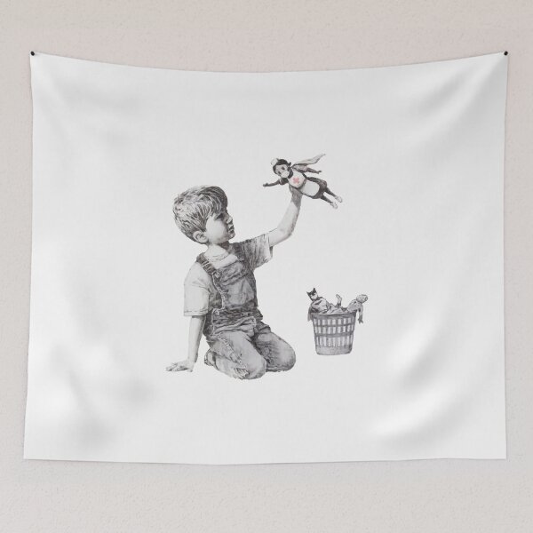 Item preview, BANKSY Superhero Nurse designed and sold by inkstyl.