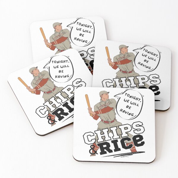 Item preview, Tonight We Will Be Having Chips And Rice Baseball designed and sold by 133DandC.