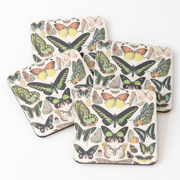Item preview, Butterflies by Adolphe Millot - Vintage Art designed and sold by RickE.