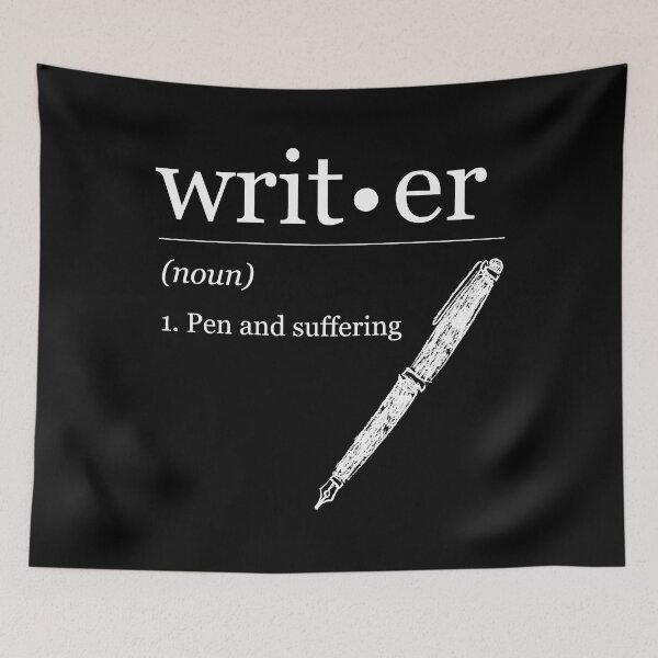 Item preview, Writer Pen And Suffering - Author Book Journalist Novelist designed and sold by ibarrbeat.