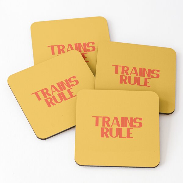 Item preview, Trains Rule - Cool Red Text designed and sold by Chubuter.