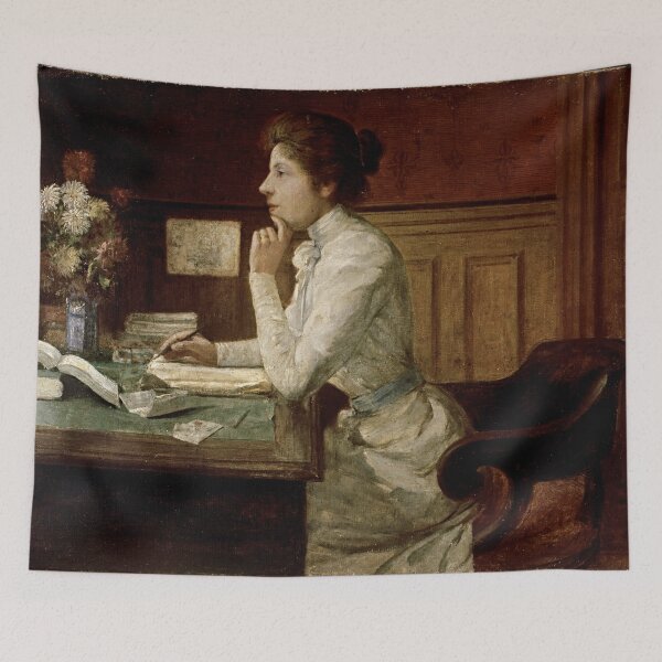 Item preview, Abigail De Andrade by Belmiro de Almeida - Vintage Art designed and sold by RickE.