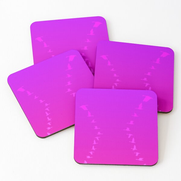 Item preview, Geese in flight violet/pink design  designed and sold by MystixJack.