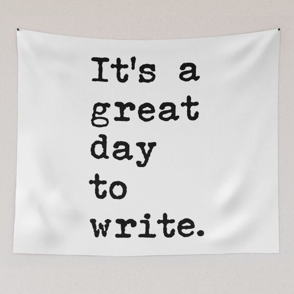 Item preview, It's A Great Day To Write - Writer Author Book designed and sold by ibarrbeat.