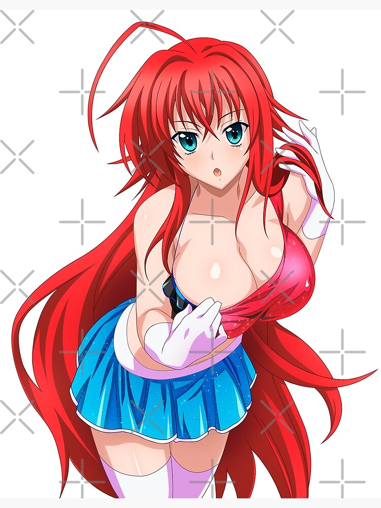 Sexy Waifu Rias Gremory High School Dxd Ecchi Girls Poster By Hidoyatarg Redbubble 0256