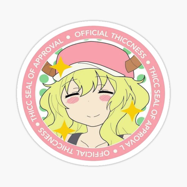 Dragon Maid Thickness Sticker