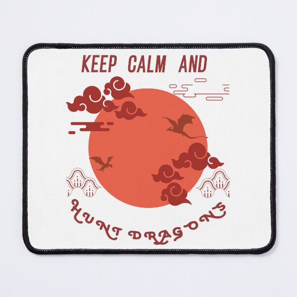 Item preview, Keep Calm And Hunt Dragons designed and sold by artMechbal.
