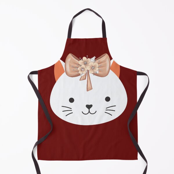 Item preview, Cat face with bow with flowers. Smiling cat. sweet cat designed and sold by EMIPRINCESS.