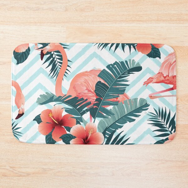 Item preview, pink flamingo summer pattern designed and sold by Beeroclock.
