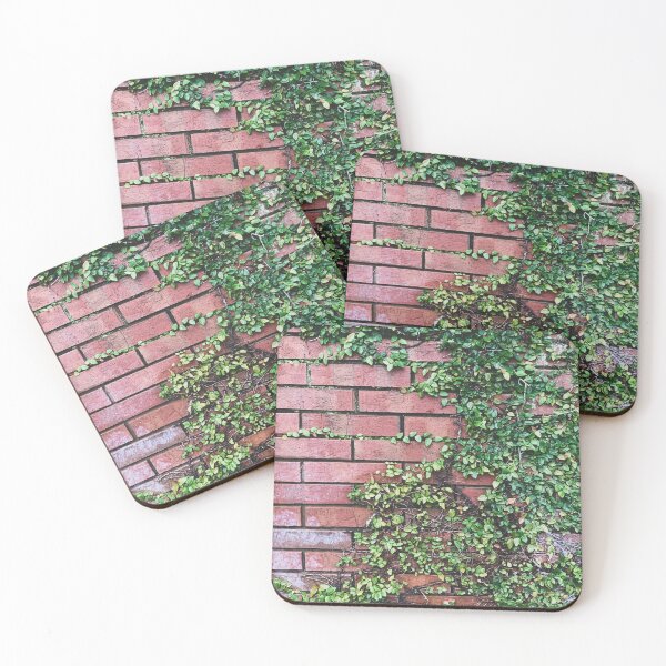 Item preview, Red Brick Vine Wall  designed and sold by sabelsstudio.