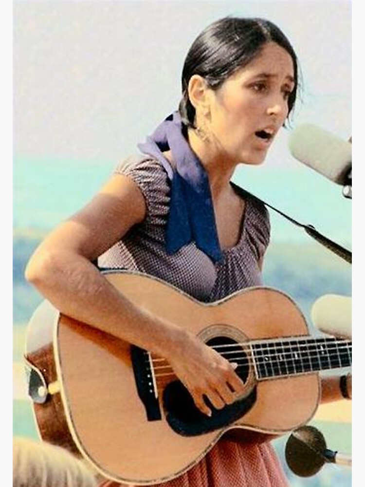 “Joan Baez - Poster” Poster for Sale by Hedwigads | Redbubble