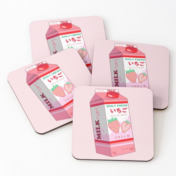 Item preview, Daily Fresh Flavored Milk- Strawberry designed and sold by Makuroni.