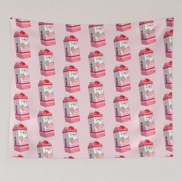 Item preview, Daily Fresh Flavored Milk- Strawberry designed and sold by Makuroni.