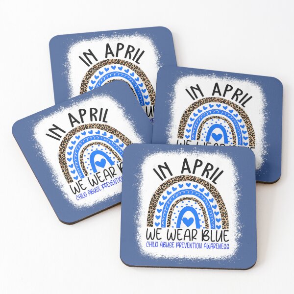Item preview, In April We Wear Blue Cool Child Abuse Prevention Awareness designed and sold by lytainhan89.