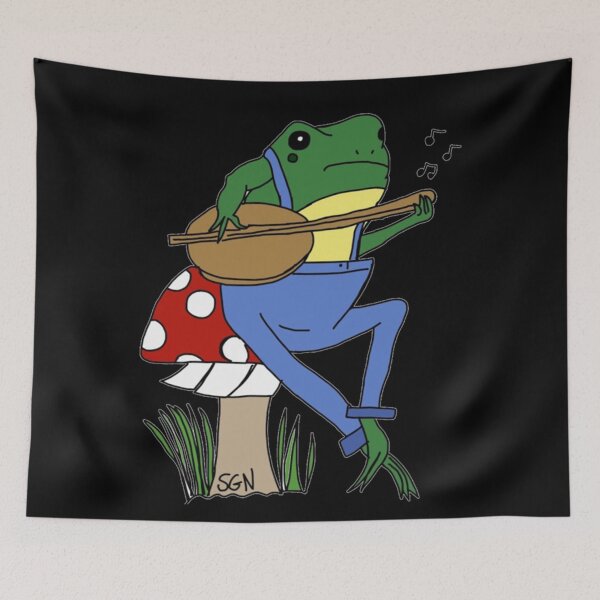 Item preview, Frog on a Toadstool - Lindsey Anderson x SGN Classic designed and sold by TrampusWats.