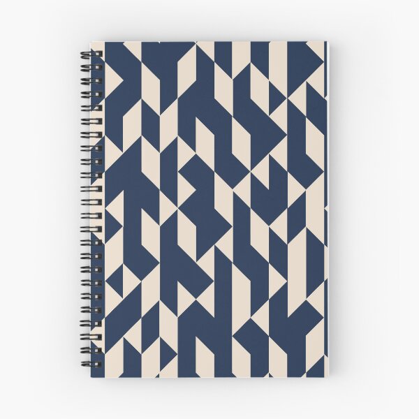 Item preview, Abstract Geometric Pattern Navy and Ivory designed and sold by meggydesigns.