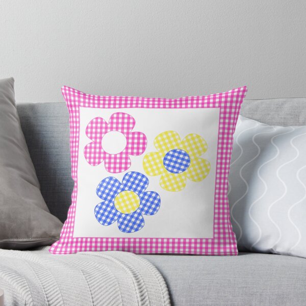 Item preview, Tartan Flowers in Pink Frame  designed and sold by Shapes-Mania.