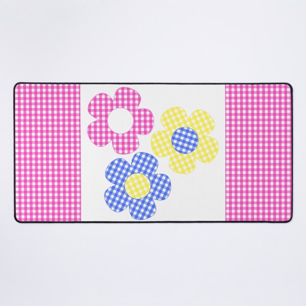 Item preview, Tartan Flowers in Pink Frame  designed and sold by Shapes-Mania.
