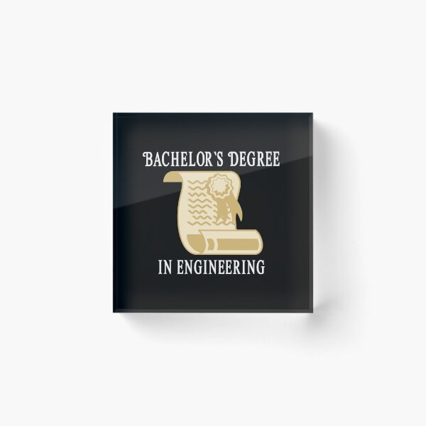 Item preview, Bachelors Degree in Engineering - University - College Graduation - Graduatees designed and sold by GraduaTees.