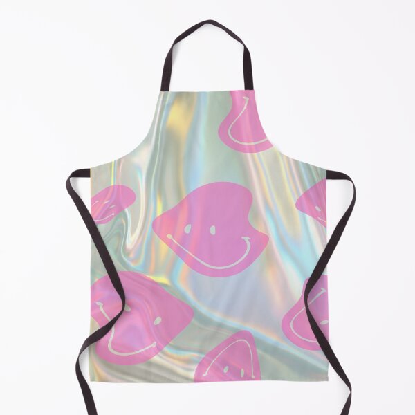 Item preview, hologram liquid and melting pink emoji pattern designed and sold by Beeroclock.