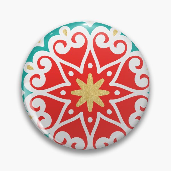 Item preview, Boho Gold Floral Mandala  designed and sold by lindseyhickman.