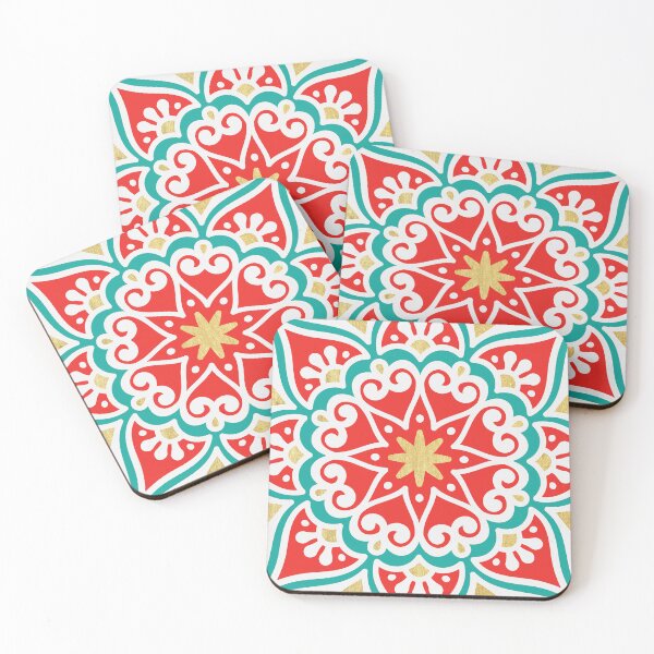 Item preview, Boho Gold Floral Mandala  designed and sold by lindseyhickman.