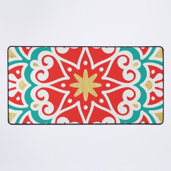 Item preview, Boho Gold Floral Mandala  designed and sold by lindseyhickman.