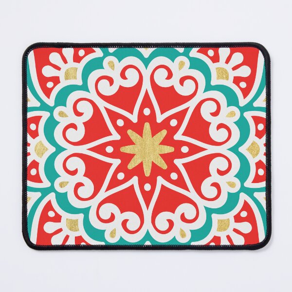 Item preview, Boho Gold Floral Mandala  designed and sold by lindseyhickman.