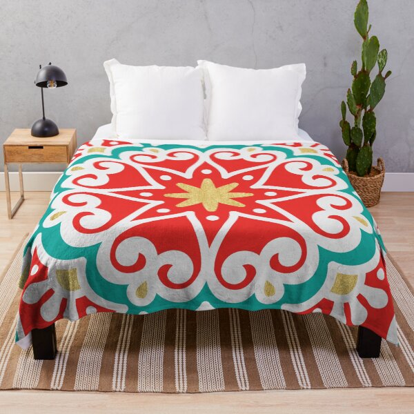 Item preview, Boho Gold Floral Mandala  designed and sold by lindseyhickman.