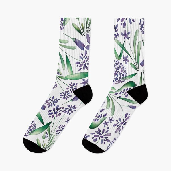 Item preview, African lily: Purples and Greens designed and sold by LiandaDesign.